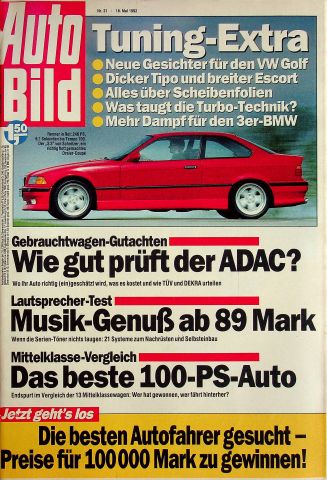 Deckblatt Auto Bild (21/1992)